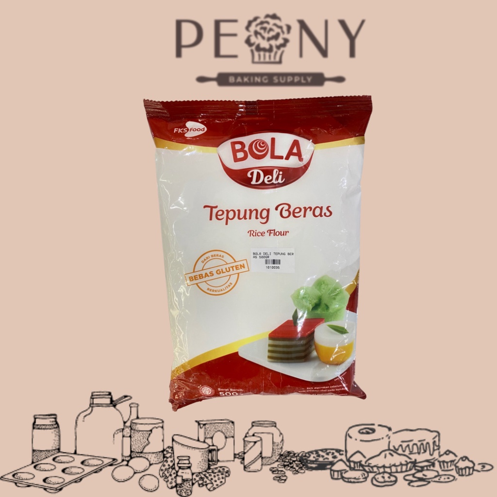 BOLA DELI TEPUNG BERAS 500GR