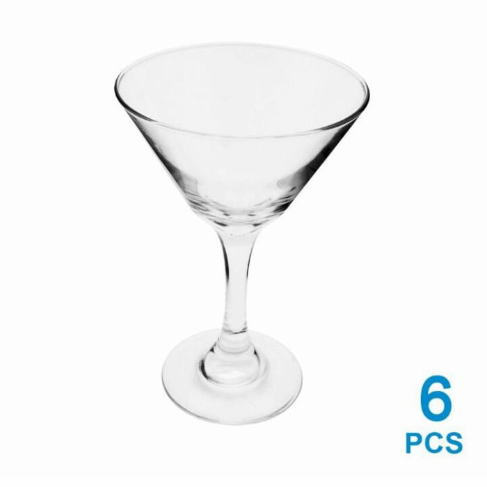 Gelas Libbey 266 Ml Set 6 Pcs Embassy Gelas Martini