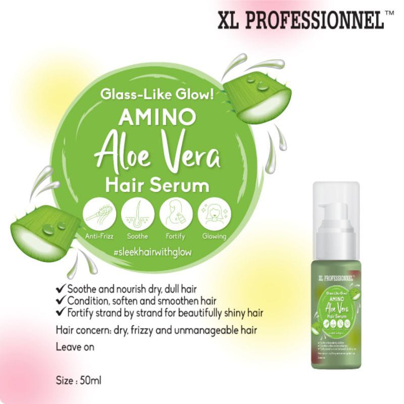 XL Professionnel Amino Aloevera Hair Serum 50ml
