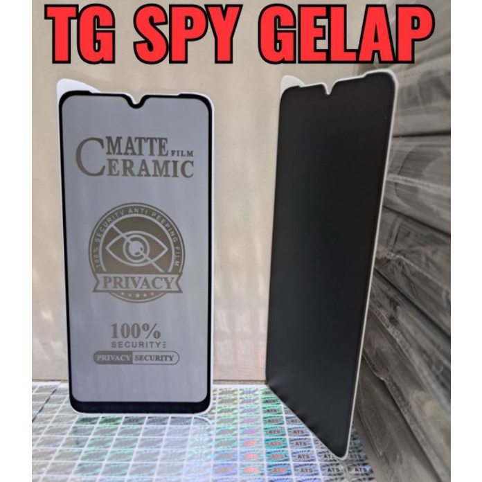 Tempered Glass Anti-Spy Vivo Y1S, V11, V11 Pro, Y91, Y91i, Y91C, Y93, Y95 Pelindung Layar Handphone Ceramic Matte Privacy , Kategori Pelindung Layar Handphone , Tipe Pengaman Layar Depan , Tipe Pelindung Layar Anti-Spy Dari Samping Ngak Bisa Di Lihat