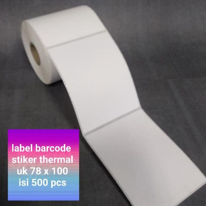 

GAF100 LABEL BARCODE THERMAL 78X100 MM / 78X100MM / 80 x 100 mm / 4" x 3" CORE 1 INCH |
