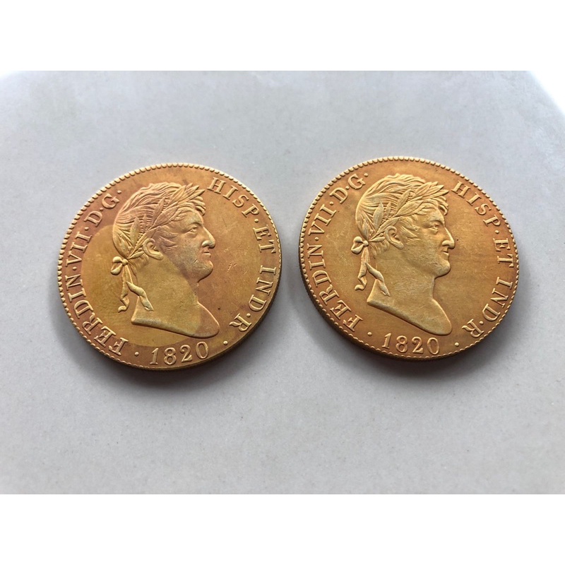 Koin Ferdin VII Tahun 1820