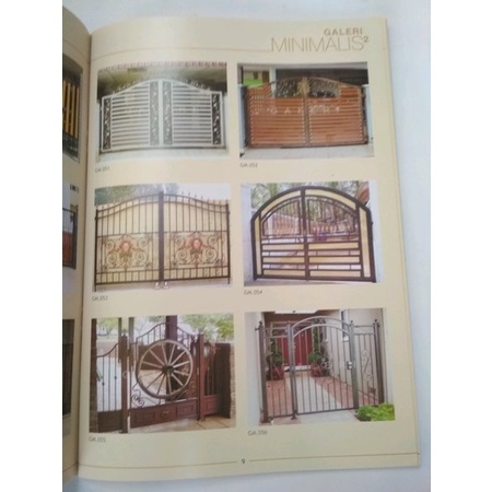 Jual Buku Katalog Tralis Pagar Kanopi Balkon Railing Tangga Dll Buku