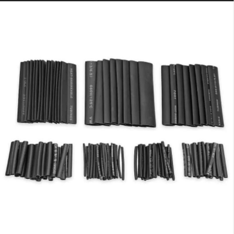 Gercapshop HEAT SHRINK TUBE ISOLASI SELONGSONG BAKAR PELINDUNG KABEL | ISOLASI KABEL BAKAR