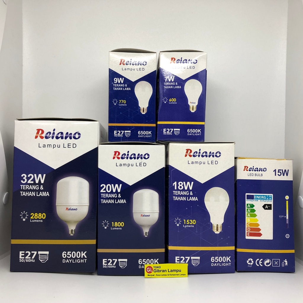Lampu LED Rumah Reiano - Grosir Lampu LED Rumahan Murah Berkualitas (Tanpa Dus)