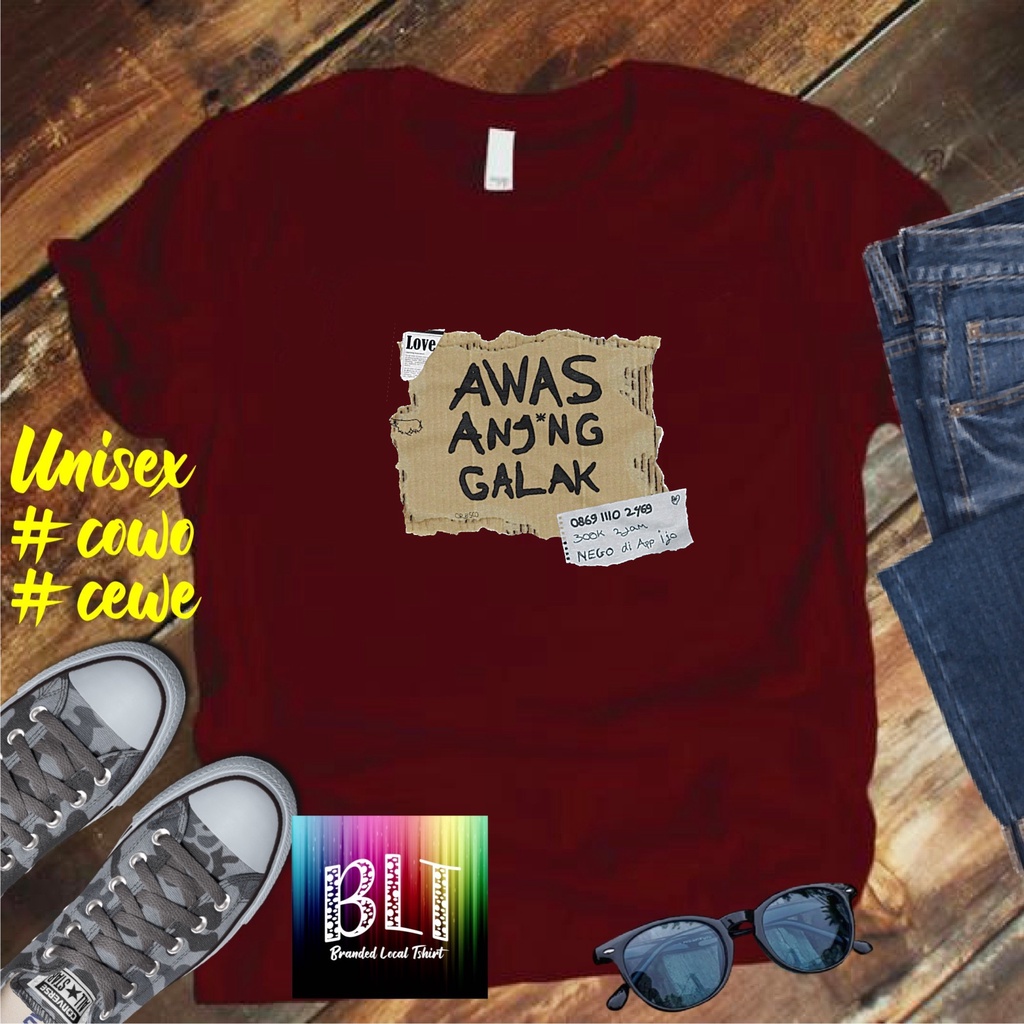 Cod Diskon Promo Gratis Ongkir/Kaos dtf AWAS ANJ*NG GALAK/Kaos Terlaris Kualitas Terjamin Kaos Pria Distro /Kaos Murah Kaos katun/Pakaian Pria  Pakaian Wanita Kaos Viral/Best Seller