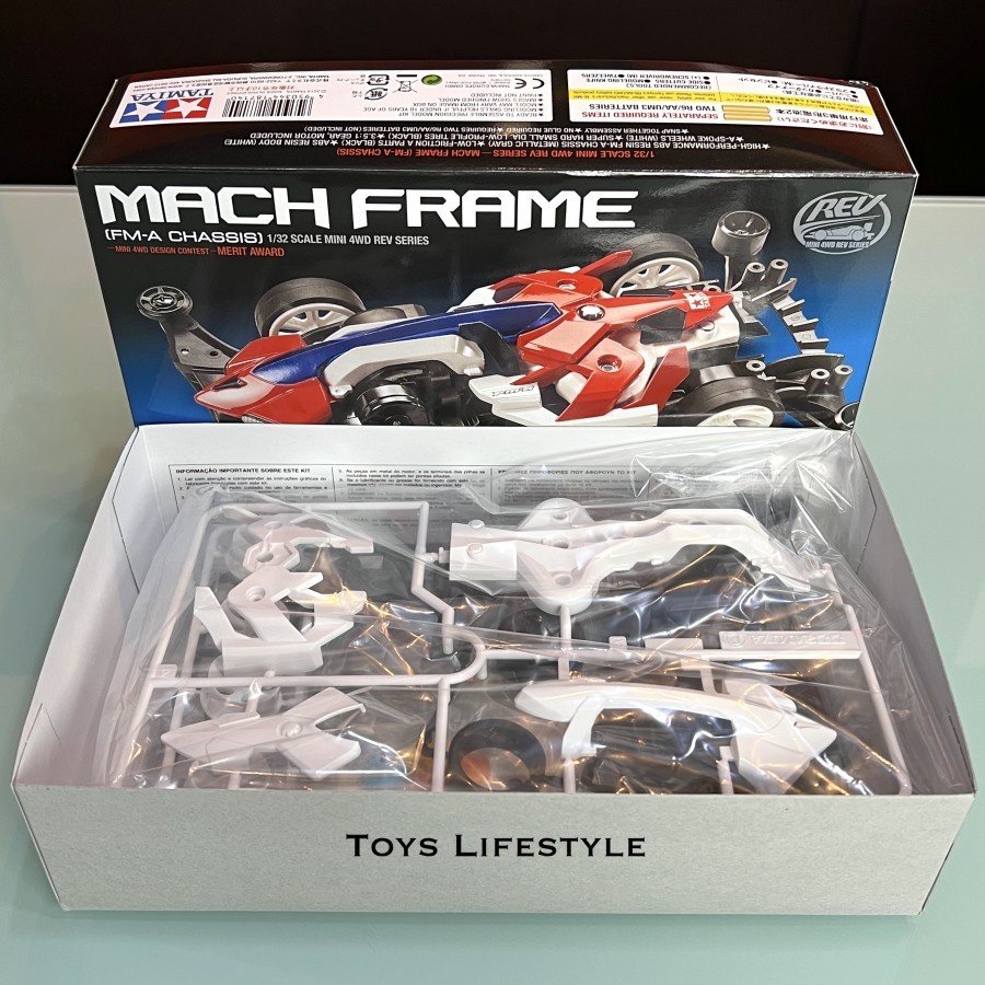 Mainan Rakit Mobil Tamiya Mini 4WD - Mach Frame (ORIGINAL)