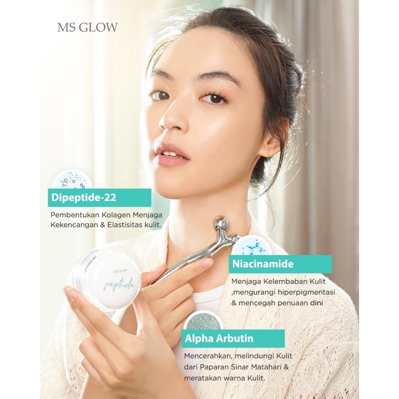 Ms Glow Whitening Neck Cream Mencerahkan Leher