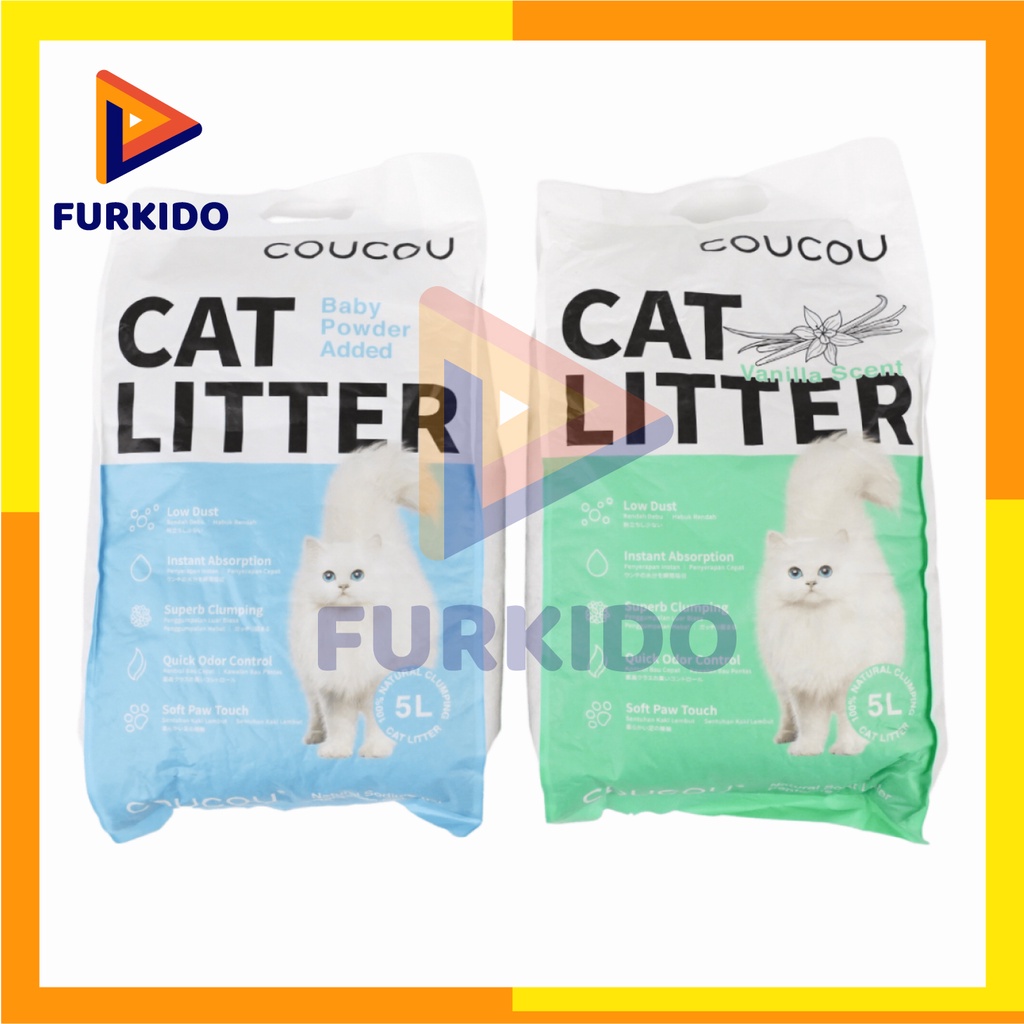 Coucou Cat Litter 5 Liter / Pasir Kucing
