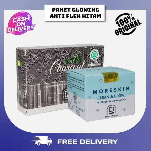 MORESKIN CLEAN AND GLOW Paket Glowing Bebas Flek Hitam