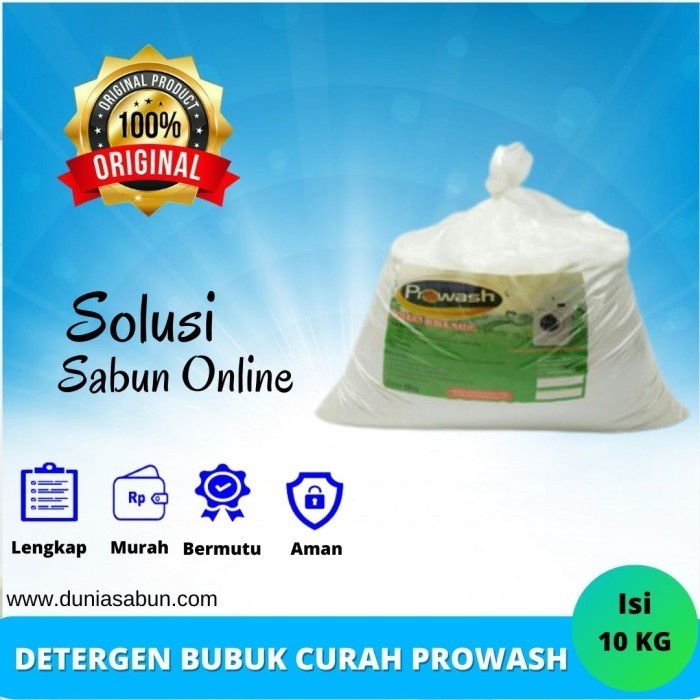 Dete Deterjen Prowash Matic Curah 10 Kg - Deterjen Laundry / Rumah Tangga