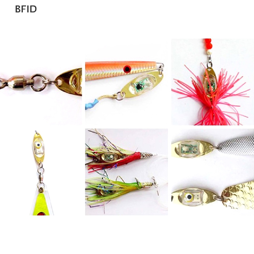 [BFID] Lampu LED Mini Flash Fish Lure Light Lamp Deep Drop Underwater Bentuk Mata Cumi Pancing [ID]