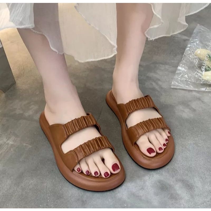 RD 044 SANDAL PINGGUL WANITA KOKOP BAN 2 KERUT