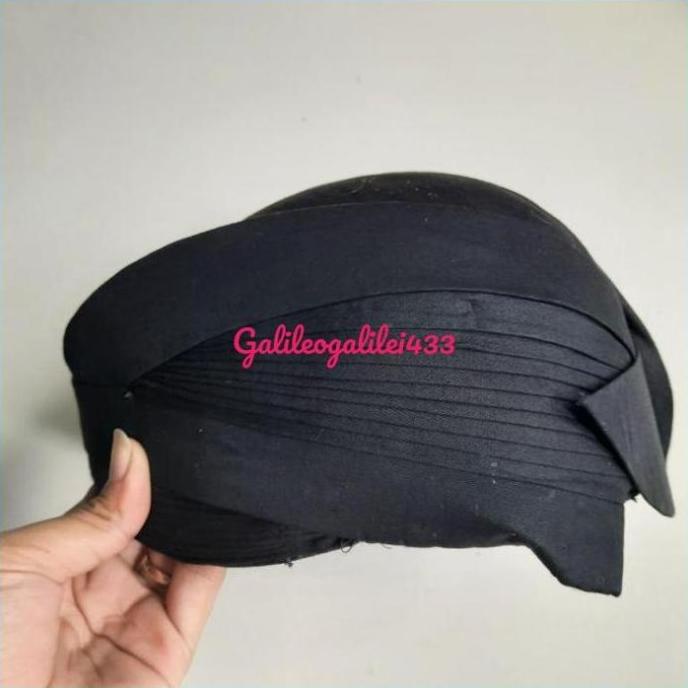 Blangkon solo perbawan hitam polos