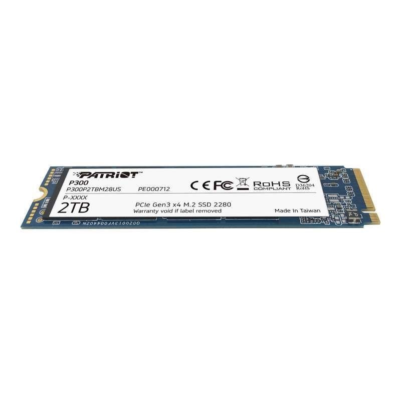 SSD Patriot P300 M.2 2280 NVME 2TB PCIe Gen3x4