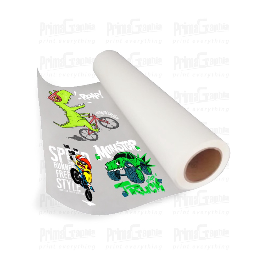 CUSTOM CETAK SABLON DTF SIAP PRESS SATUAN DAN METERAN