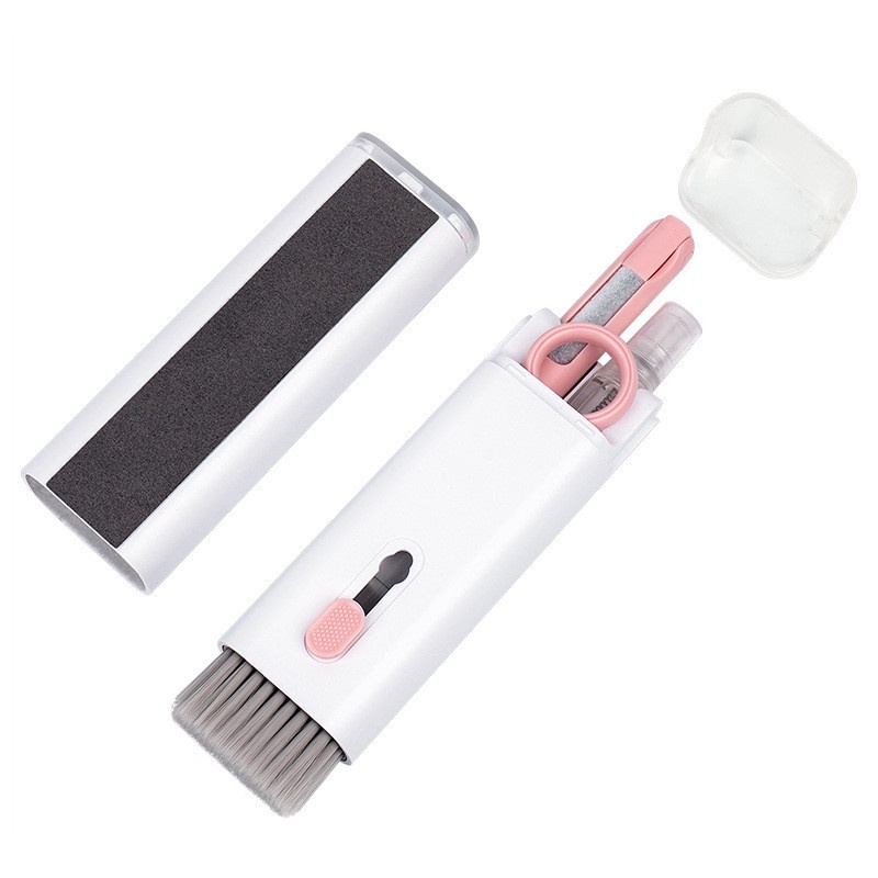 7-in-1 Pembersih Keyboard Komputer Brush Kit Earphone Cleaning Pen Untuk Headset iPad Phone Cleaning Tools Cleaner Keycap Puller Kit