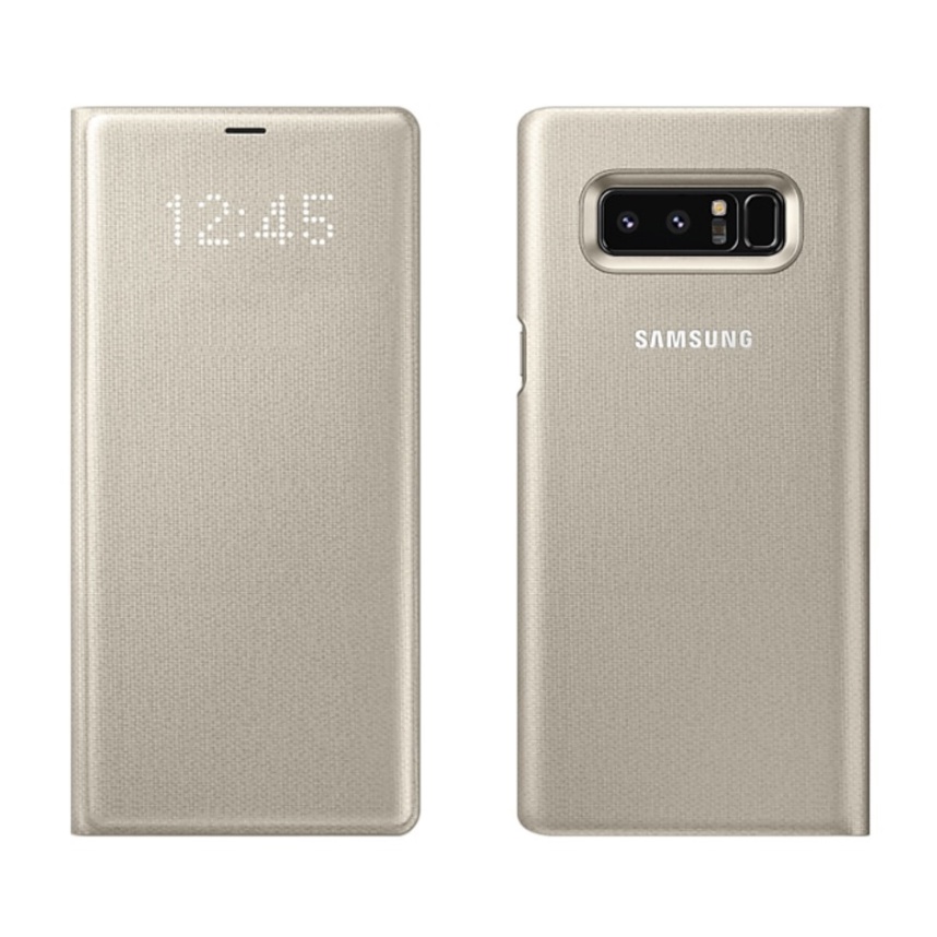 Samsung Galaxy Note 8 Original Flip Case LED View Cover Lipat Buku