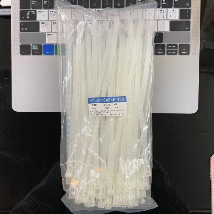 

Holder Kabel Ties Bisa Buka /Reusable Cable Ties Lebel 8Mm*20Cm -Isi 100Pcs