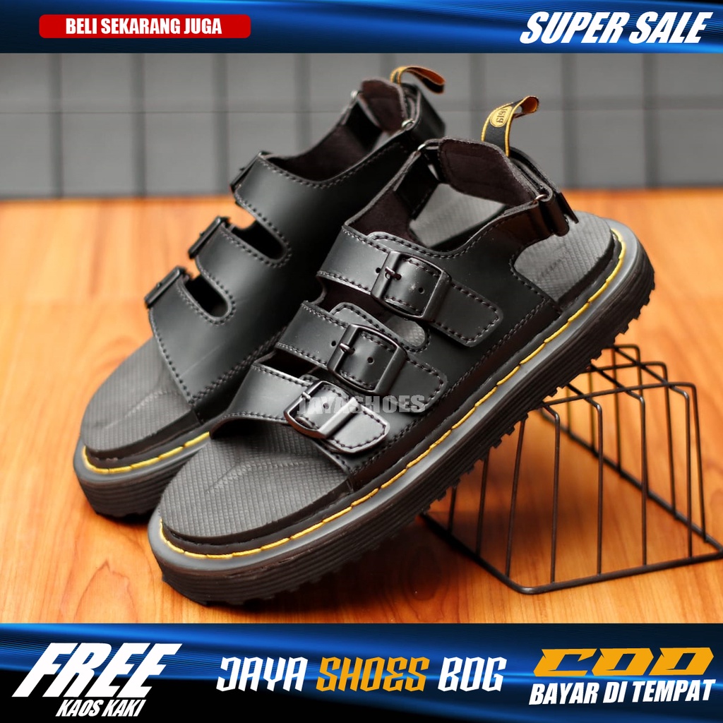 WENHAM Sepatu Sandal Slop Pria Casual Original Sandal Cowok Kekinian Simple Murah