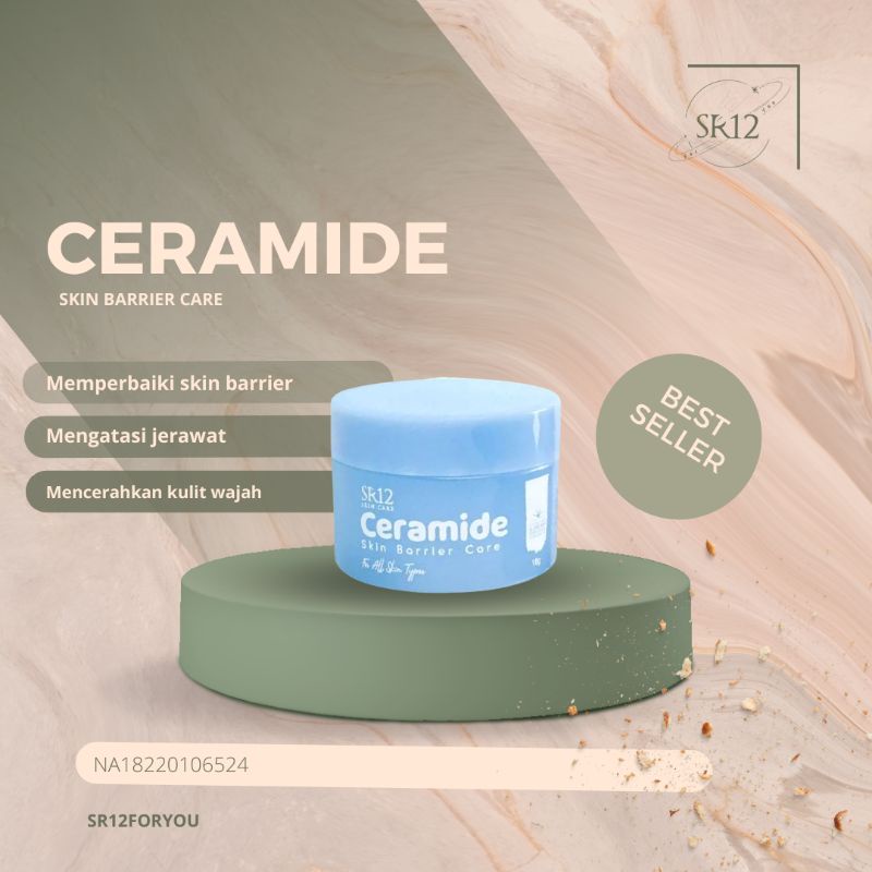 Ceramide Gel Moisturizer Cream Skin Barrier Repair Moisturize Krim Pemutih Wajah Cream Wajah Krim Wa