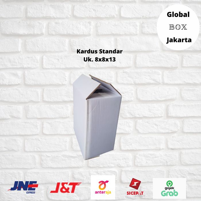 

Kardus / Dus Standar WHITE POLOS / Dus Murah Ukuran. 8X8X13 Per 50pcs
