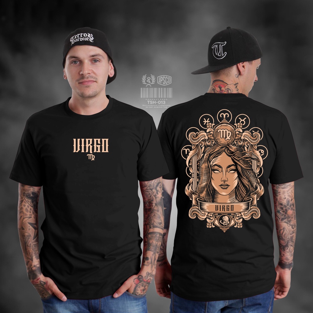 KAOS ZODIAK VIRGO NEW EDITION KAOS PAKAIAN TERBARU