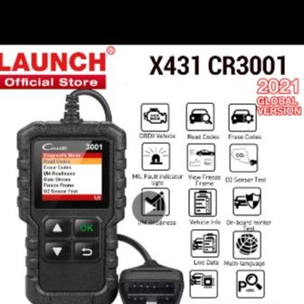 LAUNCH X431 CR3001 CR 319 OBD2 OBD OBDII Scanner Engine Check Mobil