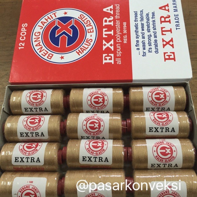 Konveksi Benang Extra Krem 27