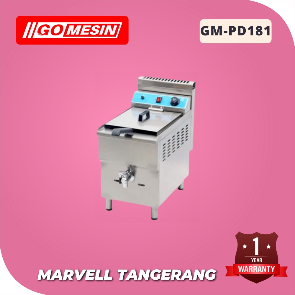 Penggorengan Gas GM-PD181 / Deep Fryer Kontrol Thermostat