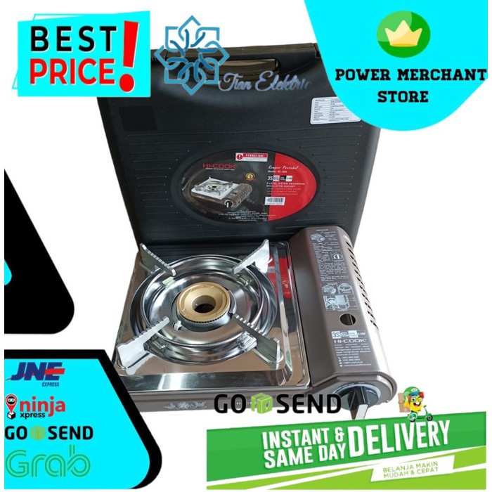 HI-COOK KC-105 Kompor Gas Portable ORIGINAL.