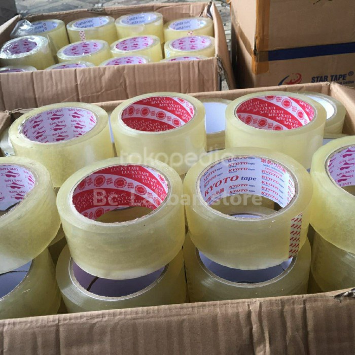 

Selotip Lakban Kiloan Reject 93% Layak Pakai Good Condition