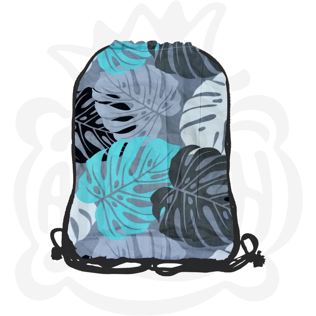 Tas Serut Polos Kanvas Tebal dan Motif Katun Ukuran 34x41 cm dan 32x38 cm / Drawstringbag
