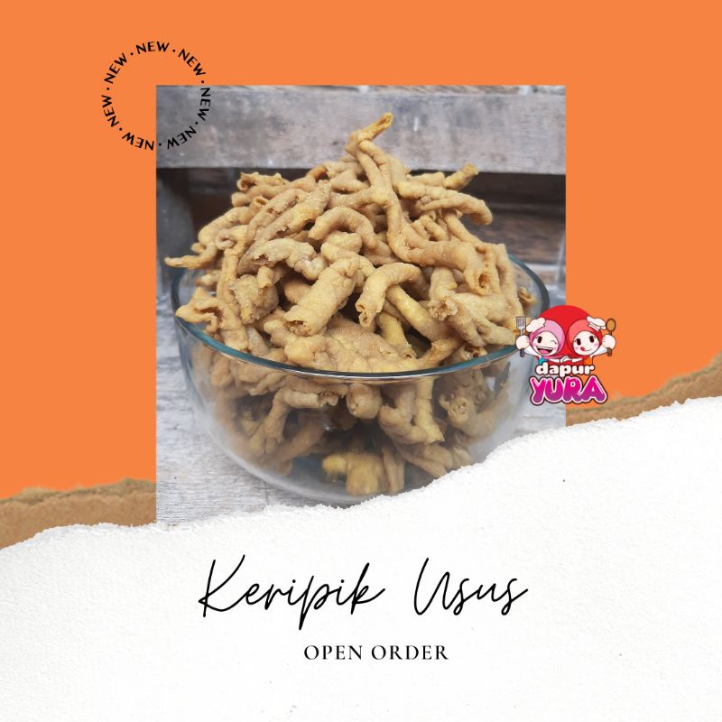 

KERIPIK USUS 250GR GURIH RENYAH EMPUK FREE BUBBLWRAP
