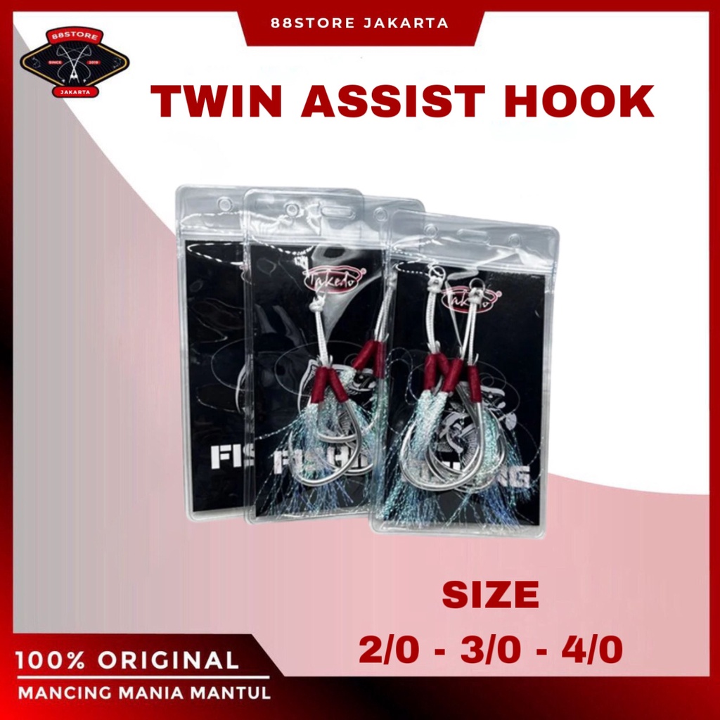88Storejakarta twin assist hook takedo