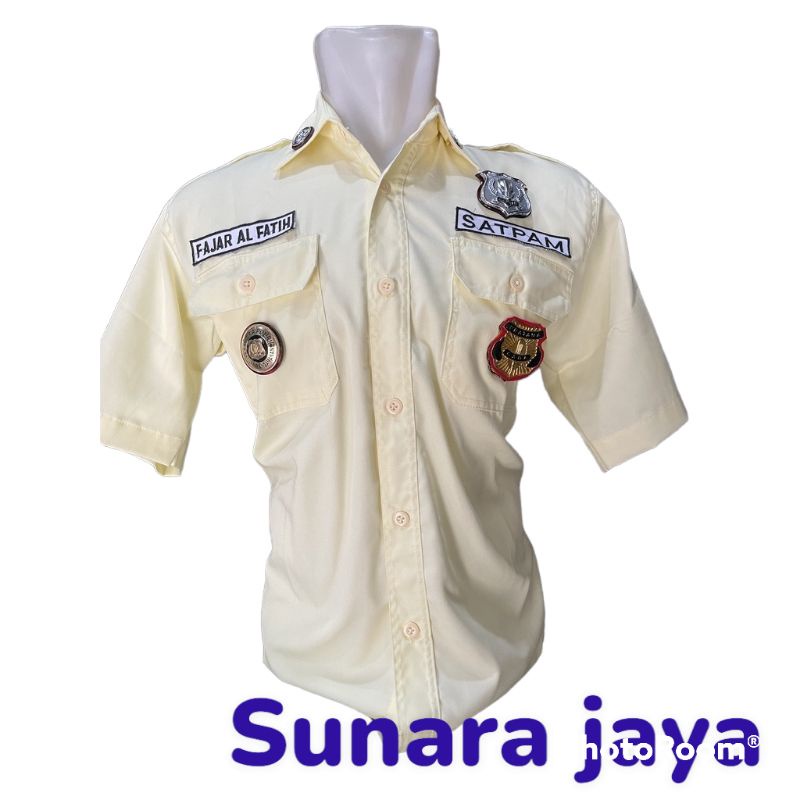 Terbaik Seragam PDH satpam cream 2024 Seragam satpam cream terbaru