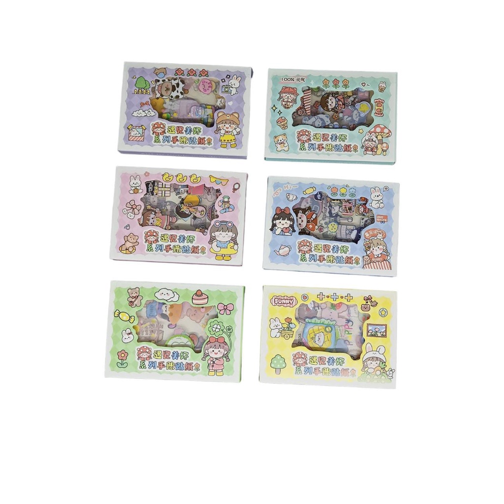 

STICKER MOMO MINI ISI 4 LEMBAR PACK DAILY LIFE LUCU LUCU IMUT IMUT