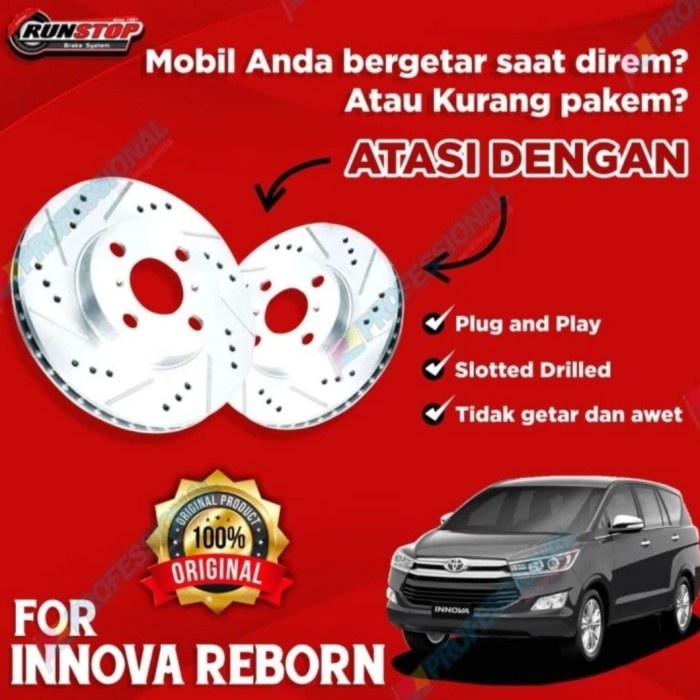 disc brake run stop innova reborn 2016 up