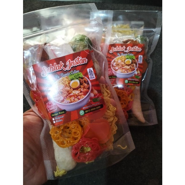 

seblak instan by bunda zelline