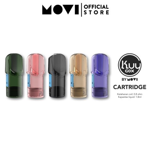 KUY GOX CARTRIDGE 0.8ohm AUTHENTIC HARGA 1pcs