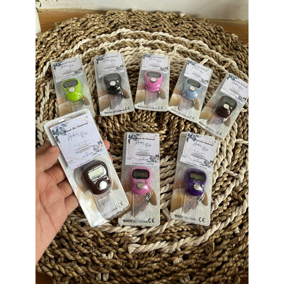 Souvenir Tasbih Digital Murah pakai mika