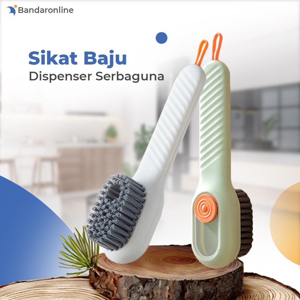 Sikat Baju Lantai Dispenser Serbaguna Cleaning Brush With Liquid