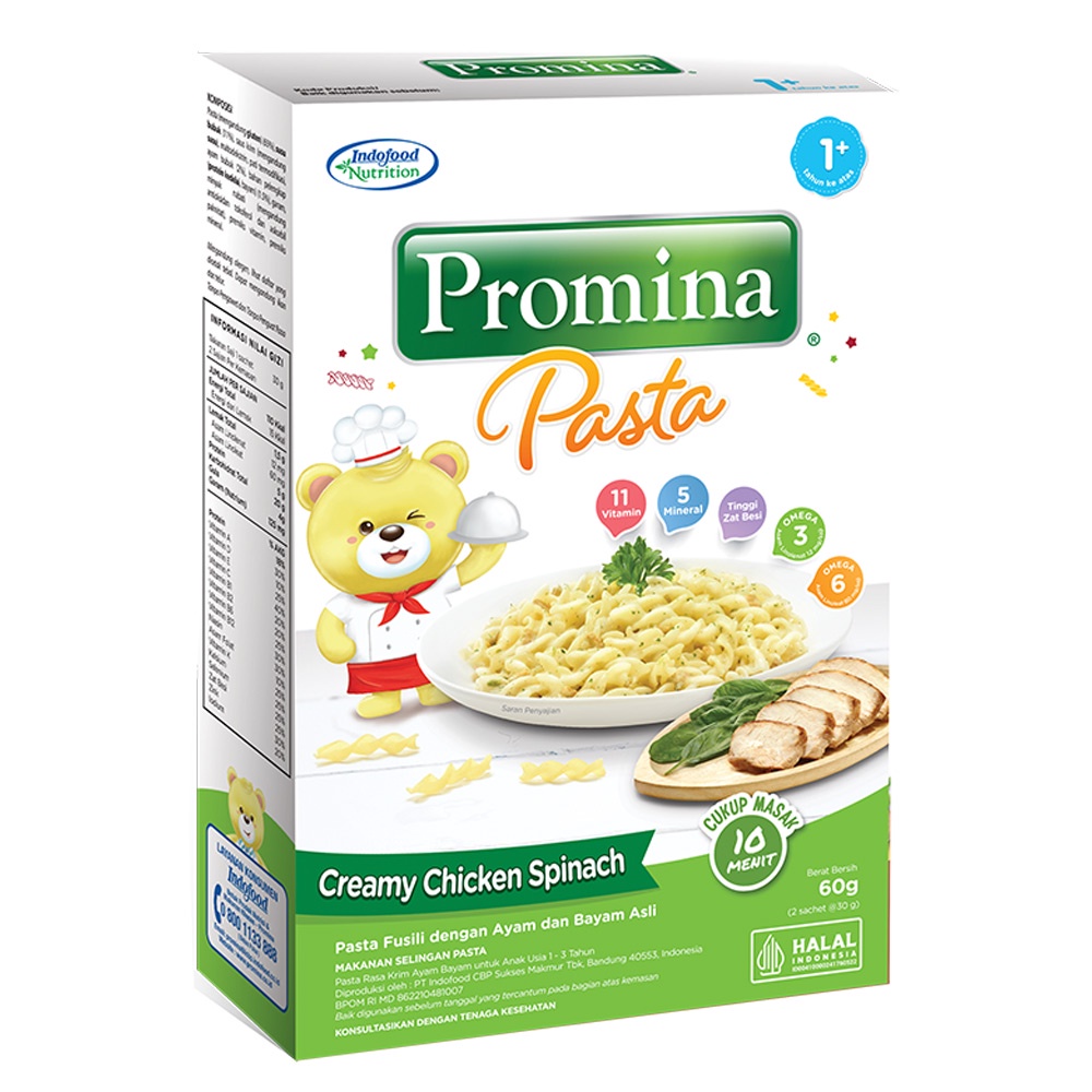 

PROMINA Pasta Creamy Chicken Spinach 60g