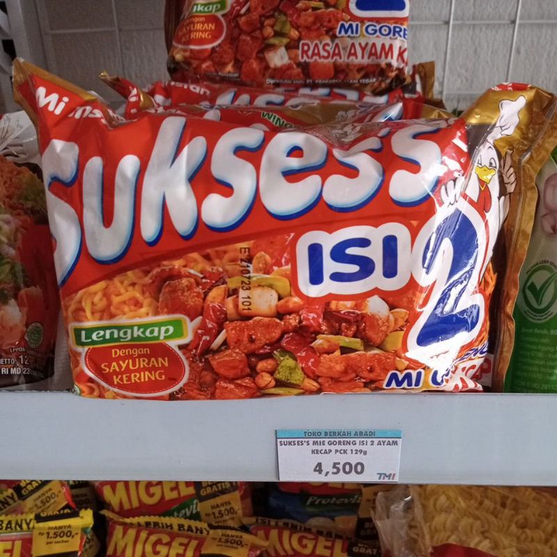 

Mie Instan Goreng Sukses isi 2 ayam kecap