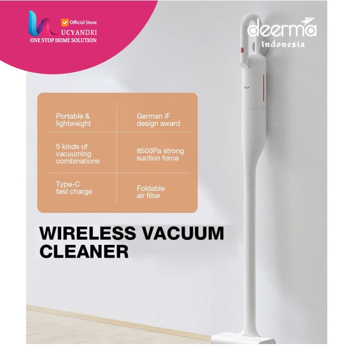 Deerma VC01 Handheld Wireless Vacuum Cleaner PREMIUM ORIGINAL