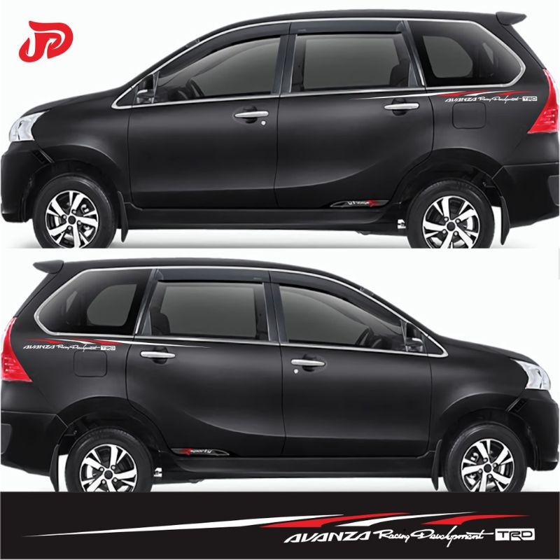 sticker mobil Avanza cutting sticker body samping