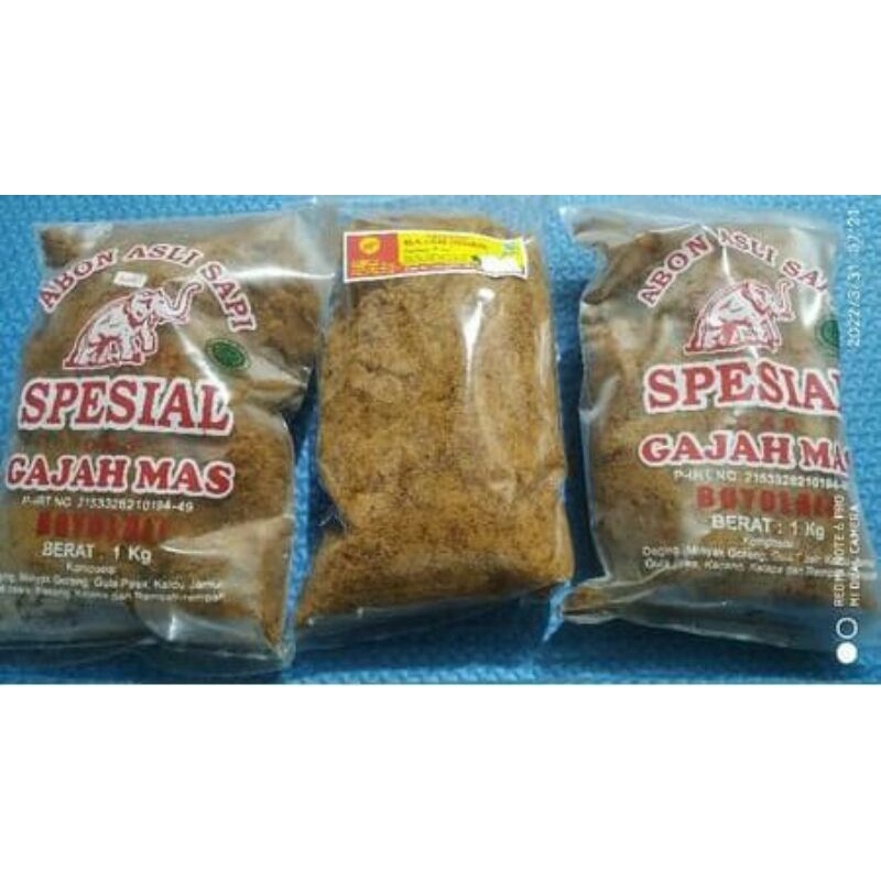

Abon Gajah Inggil dan gajah mas 1 kg