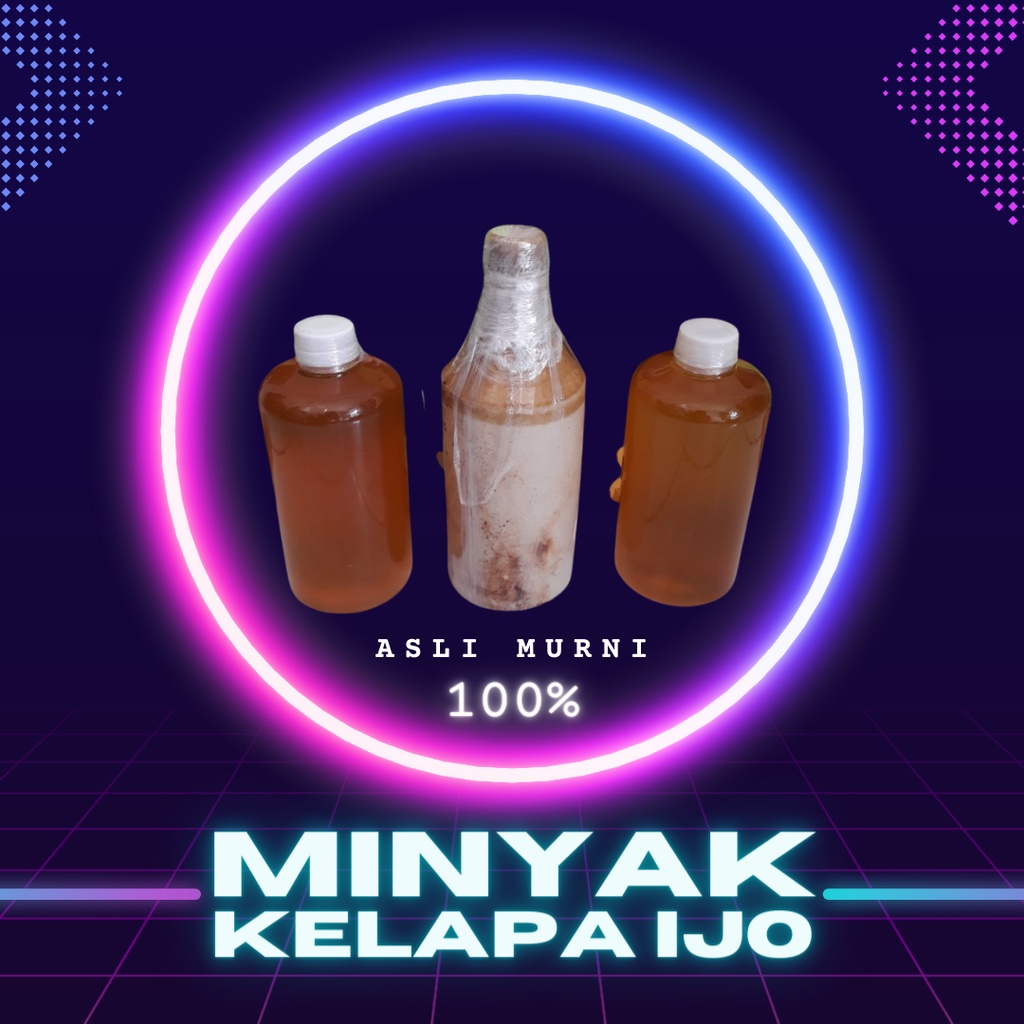 

Minyak Kelapa Ijo 100% Murni Tanpa Campuran