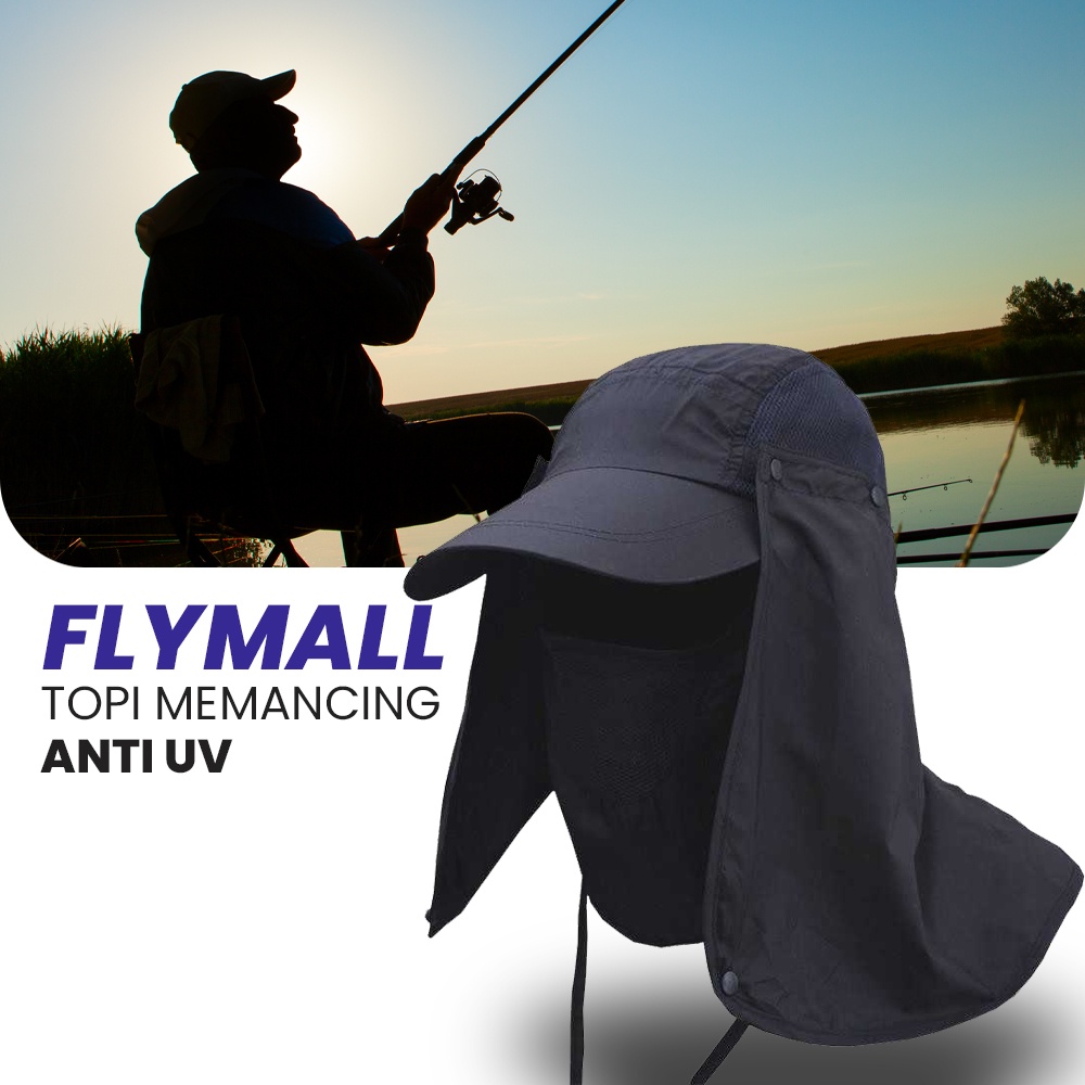 FLYMALL Topi Memancing Anti Matahari UV Fishing Hat - MH011