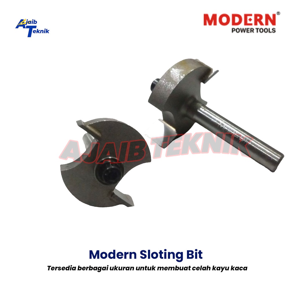 Modern Sloting Bit - Mata Sloting untuk Router Trimmer